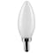 Satco 5.5 Watt B11 LED Lamp, Frost, Candelabra Base, 90 CRI, 4000K, 120 Volts S21280 - alternate 1